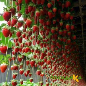 Клубника ампельная Анастасия купить по цене от 370р. в интернет-магазине «Посадика» с доставкой почтой в в Томмоте и по всей России – [изображение №1].