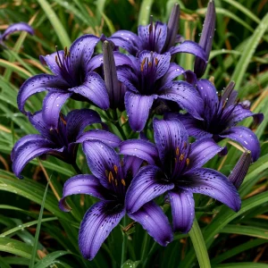 Лилейник Блю Айрис купить по цене от 324р. в интернет-магазине «Посадика» с доставкой почтой в в Томмоте и по всей России – [изображение №1].